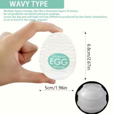 Huevo Masturbador Wavy Green