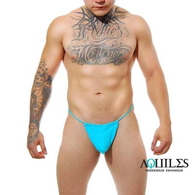 Tanga de Hilo Dental Azul